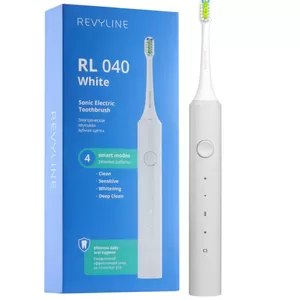 Звуковая зубная щетка Revyline RL040 в белом дизайне