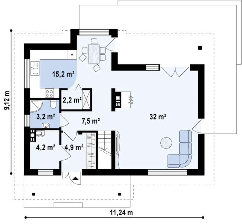 Продам дом 123 кв/м 3