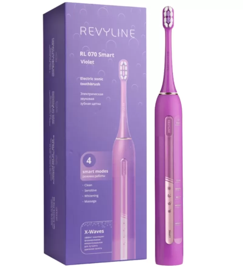 Электрическая зубная щётка Revyline RL 070 Violet